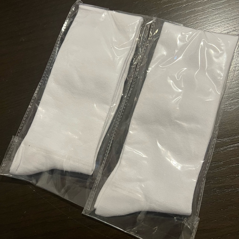 White Compression Stockings